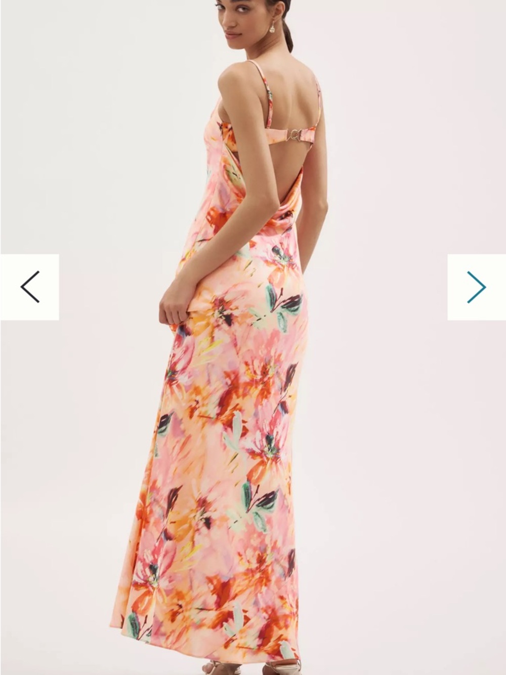 Liv Foster Adeline Cowl-Neck Sateen Maxi Dress - Picture 5 of 9